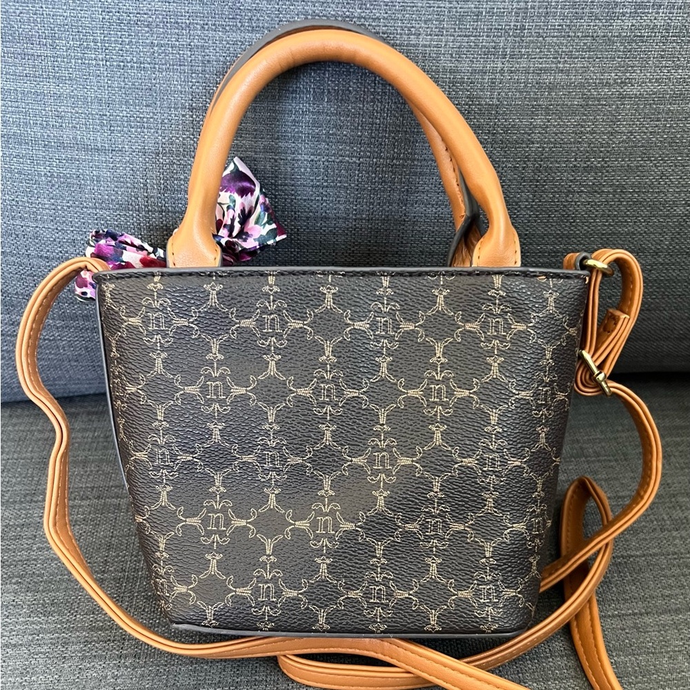 NEW NANETTE LEPORE SMALL SATCHEL CROSSBODY BAG HANDBAG PURSE - Picture 5 of 8